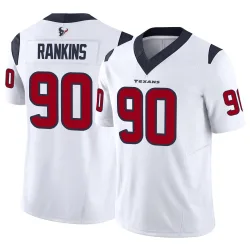 Houston Texans Men's Limited White Vapor F.U.S.E. Jersey (90 Sheldon Rankins)