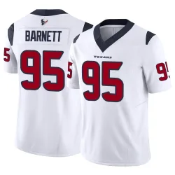 Houston Texans Men's Limited White Vapor F.U.S.E. Jersey (95 Derek Barnett)