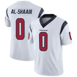 Houston Texans Men's Limited White Vapor Untouchable Jersey (0 Azeez Al-Shaair)