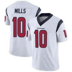 Houston Texans Men's Limited White Vapor Untouchable Jersey (10 Davis Mills)