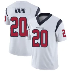 Houston Texans Men's Limited White Vapor Untouchable Jersey (20 Jimmie Ward)