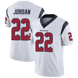 Houston Texans Men's Limited White Vapor Untouchable Jersey (22 Jawhar Jordan)