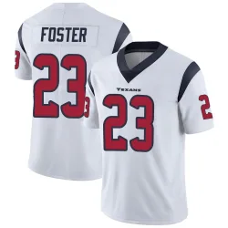 Houston Texans Men's Limited White Vapor Untouchable Jersey (23 Arian Foster)