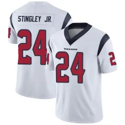 Houston Texans Men's Limited White Vapor Untouchable Jersey (24 Derek Stingley Jr.)
