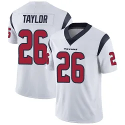 Houston Texans Men's Limited White Vapor Untouchable Jersey (26 J.J. Taylor)