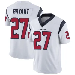 Houston Texans Men's Limited White Vapor Untouchable Jersey (27 Myles Bryant)