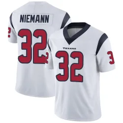 Houston Texans Men's Limited White Vapor Untouchable Jersey (32 Nick Niemann)