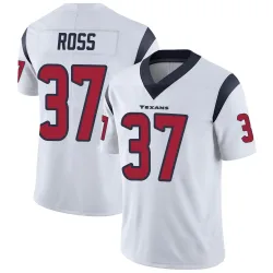 Houston Texans Men's Limited White Vapor Untouchable Jersey (37 D'Angelo Ross)