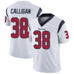 Houston Texans Men's Limited White Vapor Untouchable Jersey (38 Keydrain Calligan)