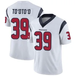 Houston Texans Men's Limited White Vapor Untouchable Jersey (39 Henry To'oTo'o)