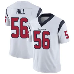 Houston Texans Men's Limited White Vapor Untouchable Jersey (56 Jamal Hill)