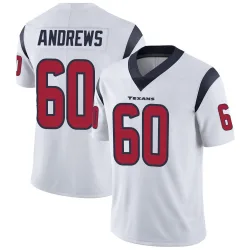 Houston Texans Men's Limited White Vapor Untouchable Jersey (60 Jake Andrews)