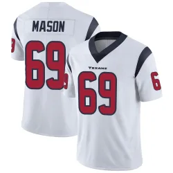 Houston Texans Men's Limited White Vapor Untouchable Jersey (69 Shaq Mason)