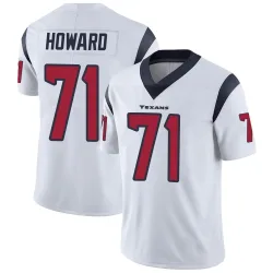 Houston Texans Men's Limited White Vapor Untouchable Jersey (71 Tytus Howard)