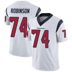 Houston Texans Men's Limited White Vapor Untouchable Jersey (74 Cam Robinson)