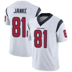 Houston Texans Men's Limited White Vapor Untouchable Jersey (81 Jaxon Janke)