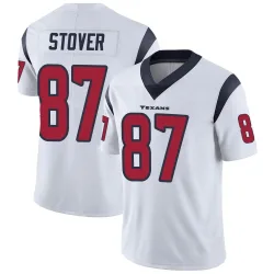 Houston Texans Men's Limited White Vapor Untouchable Jersey (87 Cade Stover)