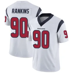 Houston Texans Men's Limited White Vapor Untouchable Jersey (90 Sheldon Rankins)