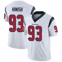 Houston Texans Men's Limited White Vapor Untouchable Jersey (93 Kurt Hinish)