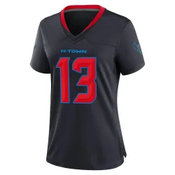 Houston Texans Women's Game Navy 2nd Alternate Jersey (13 Braxton Miller)