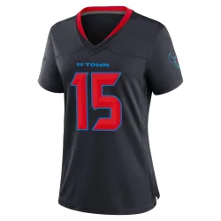 Houston Texans Women's Game Navy 2nd Alternate Jersey (15 Ka'imi Fairbairn)