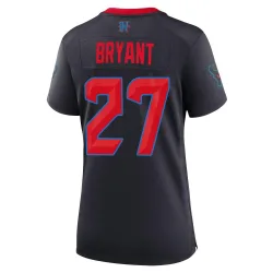 Houston Texans Women's Game Navy 2nd Alternate Jersey (27 Myles Bryant)