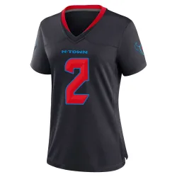 Houston Texans Women's Game Navy 2nd Alternate Jersey (2 Calen Bullock)