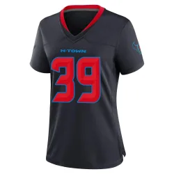 Houston Texans Women's Game Navy 2nd Alternate Jersey (39 Henry To'oTo'o)