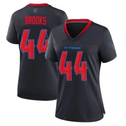Houston Texans Women's Game Navy 2nd Alternate Jersey (44 British Brooks)