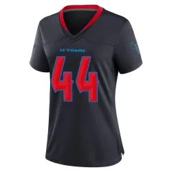 Houston Texans Women's Game Navy 2nd Alternate Jersey (44 British Brooks)