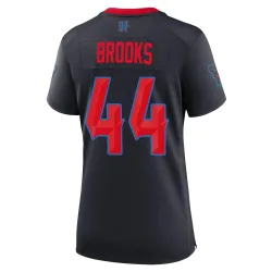 Houston Texans Women's Game Navy 2nd Alternate Jersey (44 British Brooks)