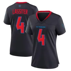 Houston Texans Women's Game Navy 2nd Alternate Jersey (4 Kamari Lassiter)