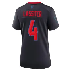 Houston Texans Women's Game Navy 2nd Alternate Jersey (4 Kamari Lassiter)