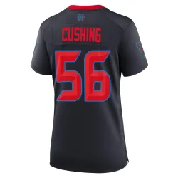 Houston Texans Women's Game Navy 2nd Alternate Jersey (56 Brian Cushing)