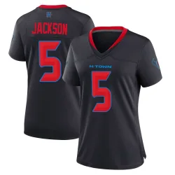Houston Texans Women's Game Navy 2nd Alternate Jersey (5 Kearis Jackson)