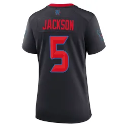 Houston Texans Women's Game Navy 2nd Alternate Jersey (5 Kearis Jackson)