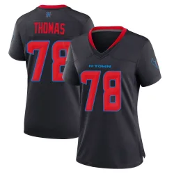 Houston Texans Women's Game Navy 2nd Alternate Jersey (78 Zach Thomas)