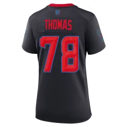 Houston Texans Women's Game Navy 2nd Alternate Jersey (78 Zach Thomas)
