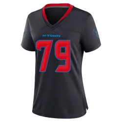 Houston Texans Women's Game Navy 2nd Alternate Jersey (79 Aireontae Ersery)