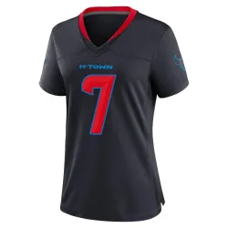 Houston Texans Women's Game Navy 2nd Alternate Jersey (7 C.J. Stroud)