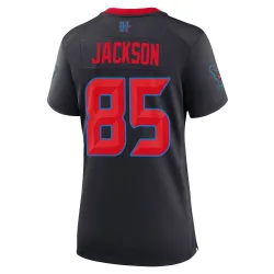 Houston Texans Women's Game Navy 2nd Alternate Jersey (85 Daniel Jackson)
