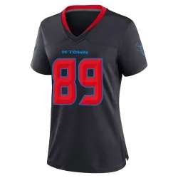 Houston Texans Women's Game Navy 2nd Alternate Jersey (89 Xavier Johnson)