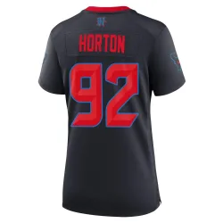 Houston Texans Women's Game Navy 2nd Alternate Jersey (92 Dylan Horton)