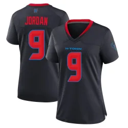 Houston Texans Women's Game Navy 2nd Alternate Jersey (9 Brevin Jordan)