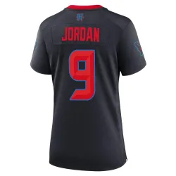 Houston Texans Women's Game Navy 2nd Alternate Jersey (9 Brevin Jordan)