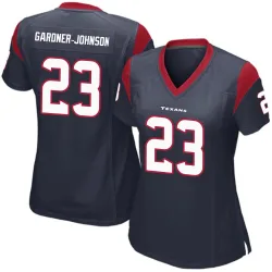 Houston Texans Women's Game Navy Blue Team Color Jersey (23 C.J. Gardner-Johnson)