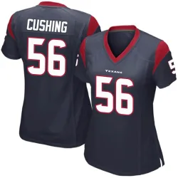 Houston Texans Women's Game Navy Blue Team Color Jersey (56 Brian Cushing)