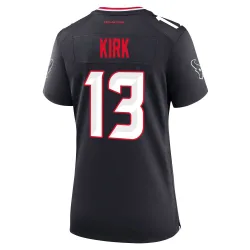 Houston Texans Women's Game Navy Team Jersey (13 Christian Kirk)