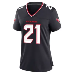 Houston Texans Women's Game Navy Team Jersey (21 Nick Chubb)