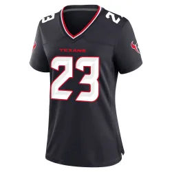 Houston Texans Women's Game Navy Team Jersey (23 C.J. Gardner-Johnson)